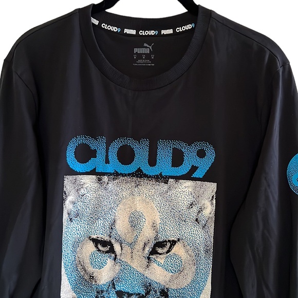 🎊Puma Men’s X Cloud9 Neon Esport Long Sleeve T-shirt👀 - Picture 3 of 8